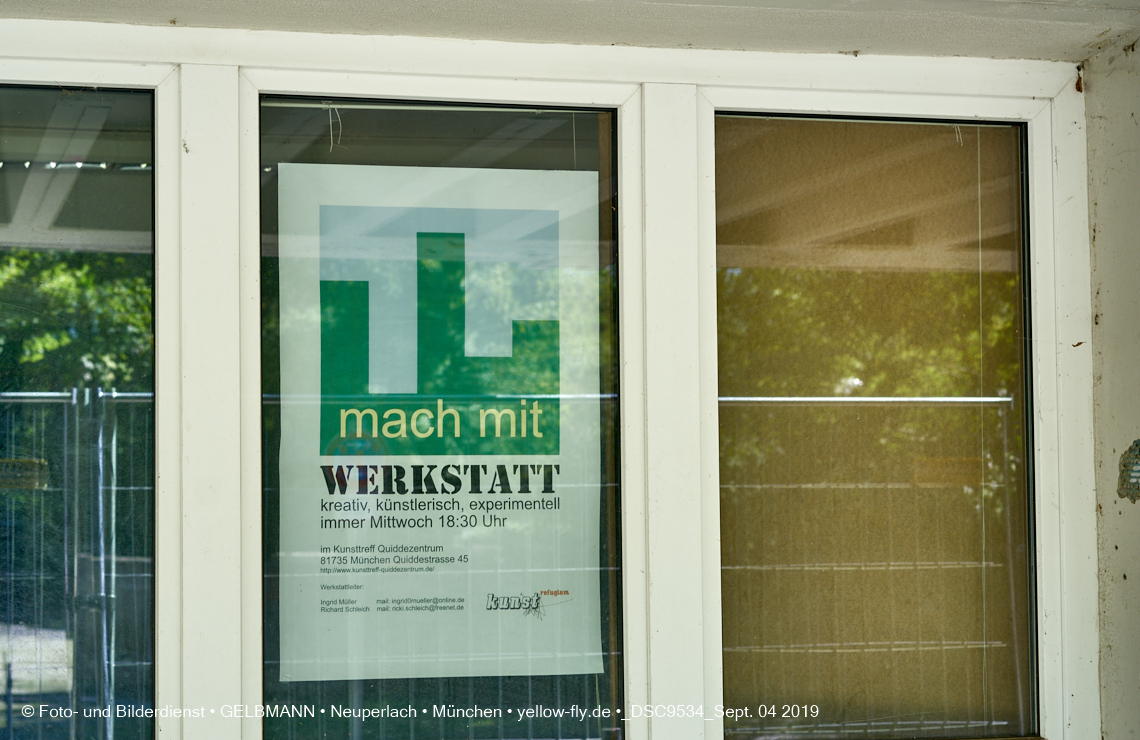 04.09.2019 - Einkaufs- und Wohnzentrum Quiddestraße in Neuperlach